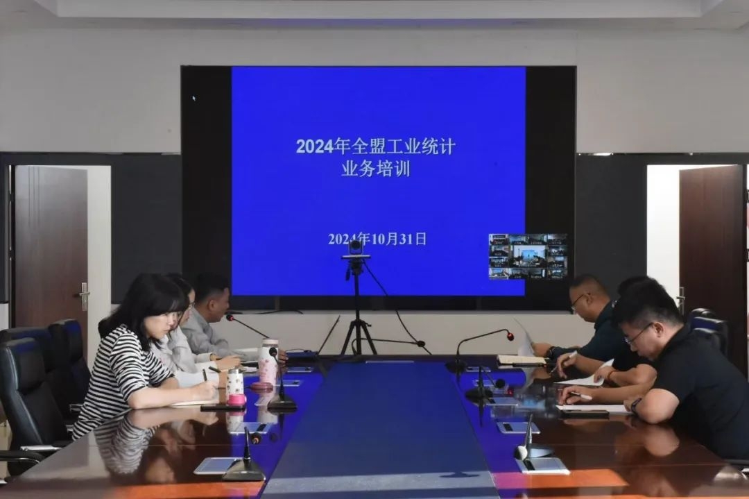 锡盟统计局召开全盟工业统计业务视频培训会